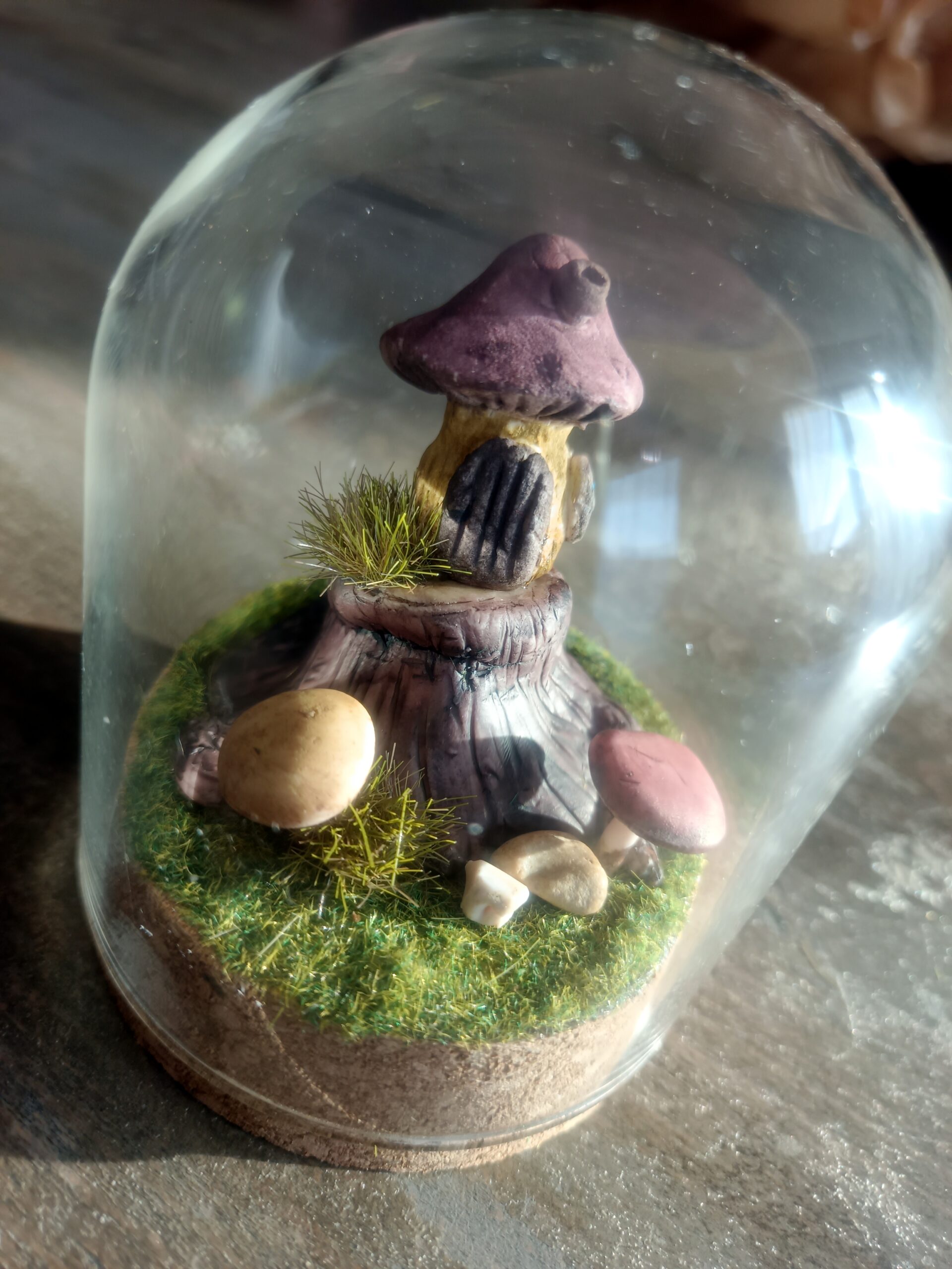 Modelage de maison champignon